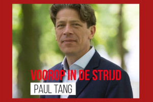 Meedoen bij actie met Europa parlementariër Paul Tang op 18 mei a.s. in Alkmaar